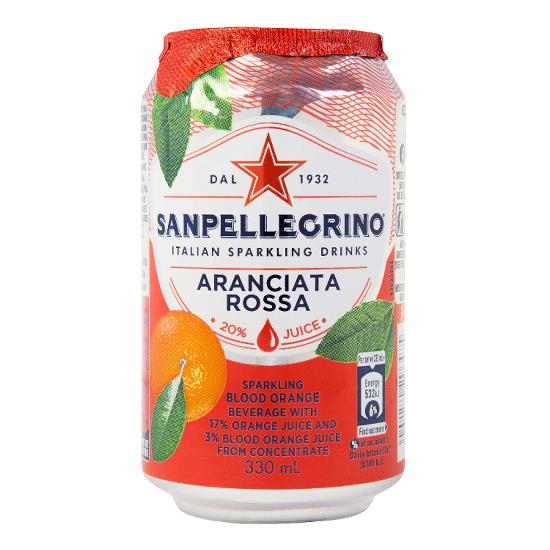 ARANCIATA ROSSA (BLOOD ORANGE) SPARKLING FRUIT DRINK (CAN)