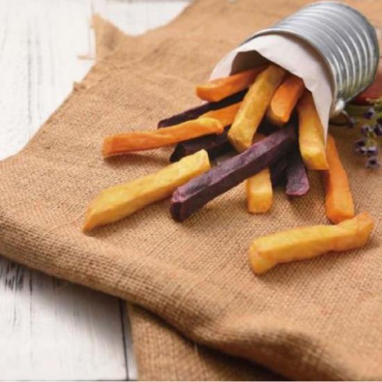 FROZEN TRI-COLOUR SWEET POTATO FRIES - 14MM x 12MM (1000010608)