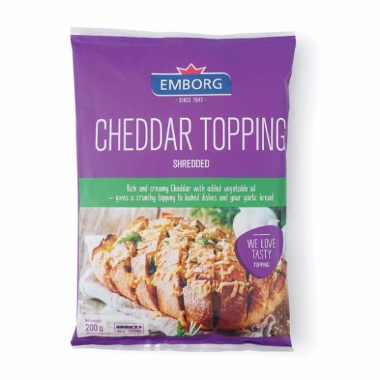 EASY TOPPING WITH CHEDDAR, COLOURED, SHREDDED, F.I.D.M. 45% (113807)