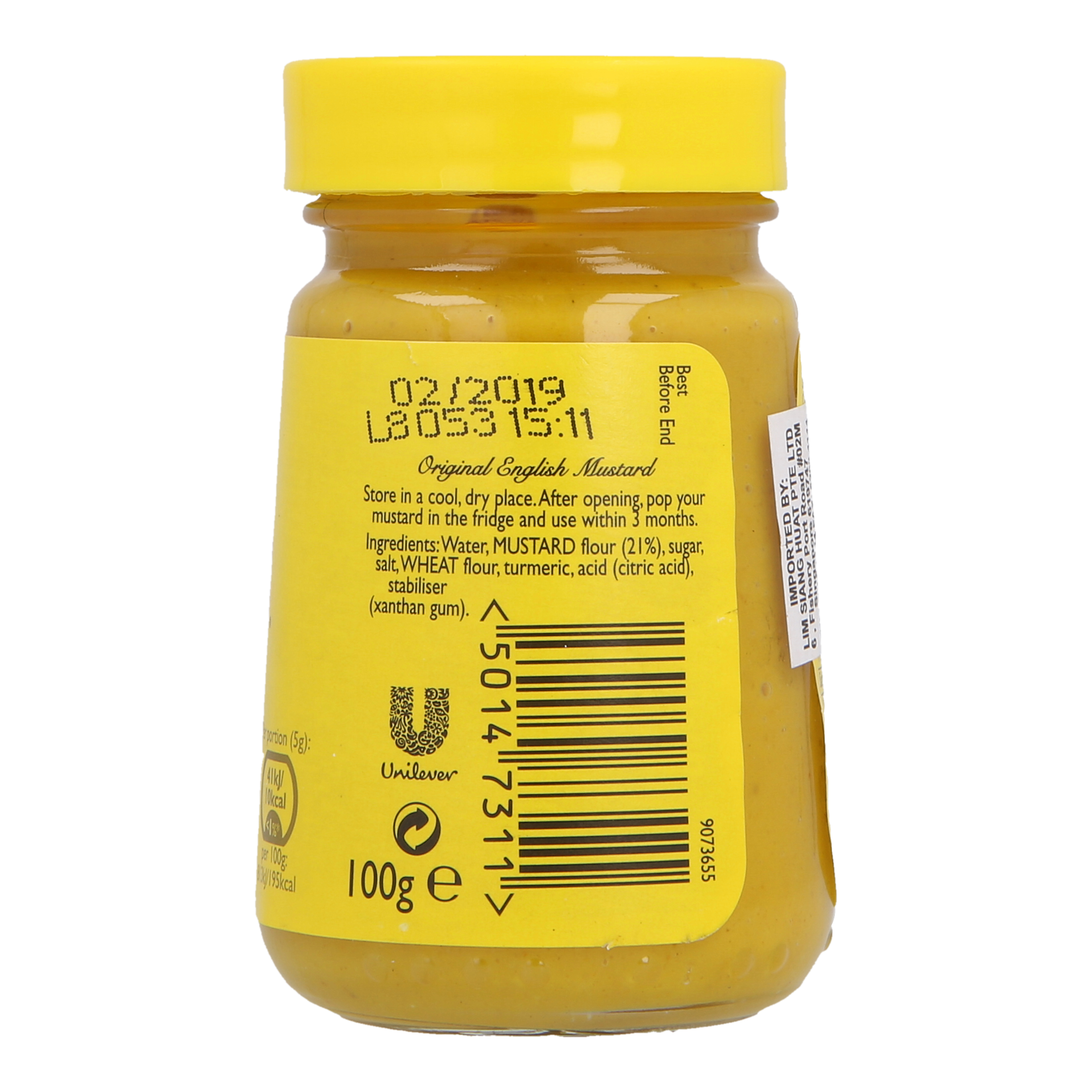 COLMAN'S ENGLISH MUSTARD 100G