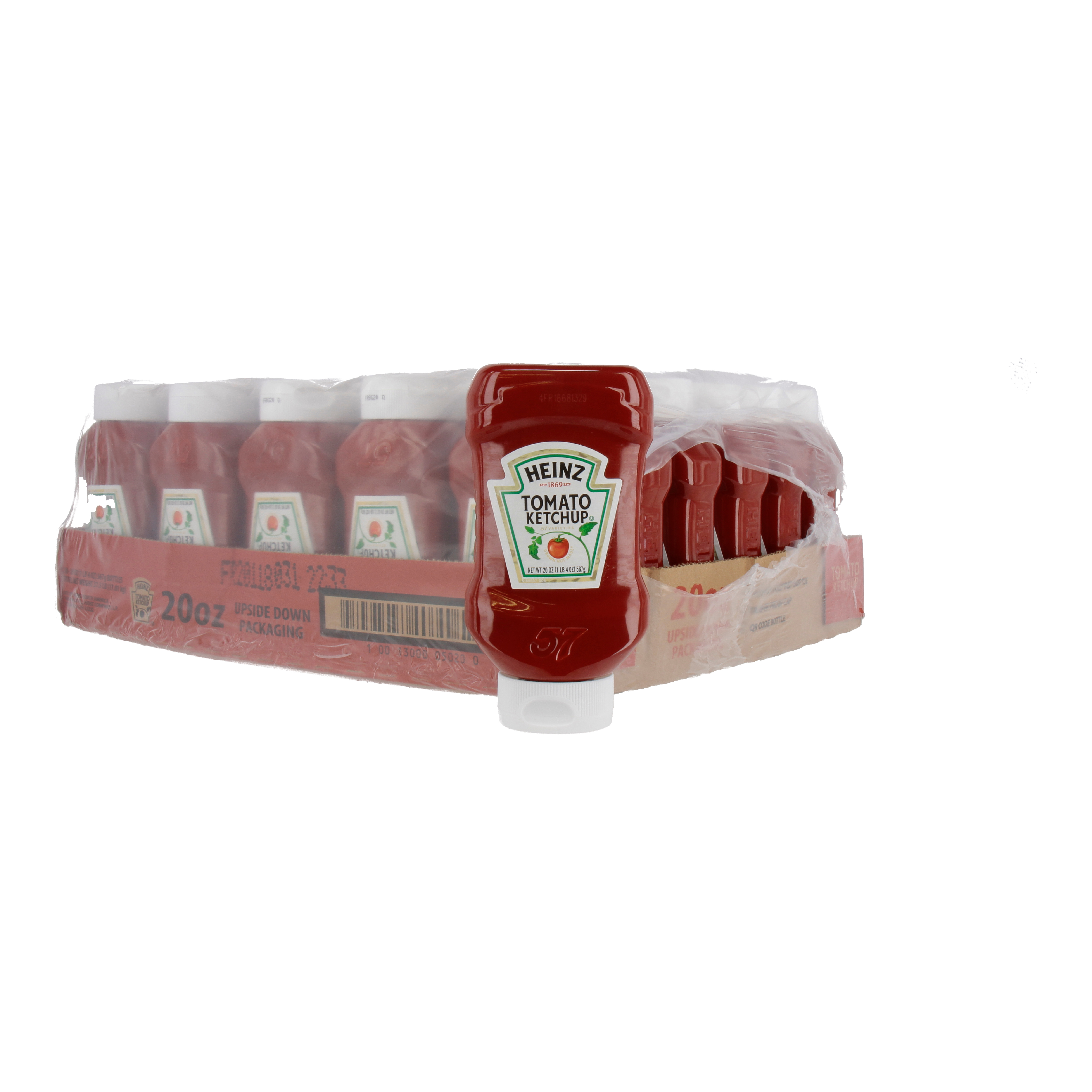 HEINZ TOMATO KETCHUP UPSIDE DOWN (TRANSPARENT)