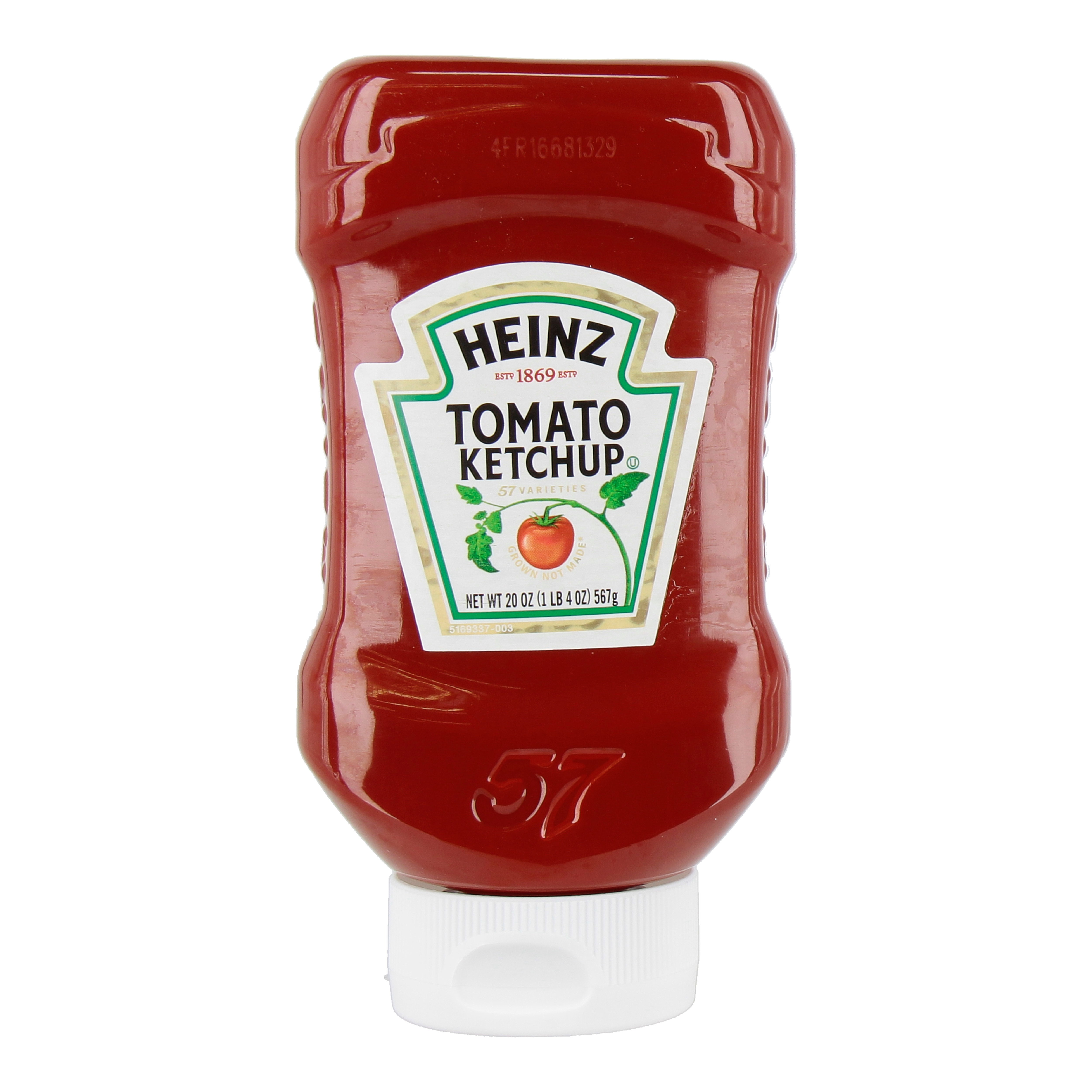 HEINZ TOMATO KETCHUP UPSIDE DOWN (TRANSPARENT)